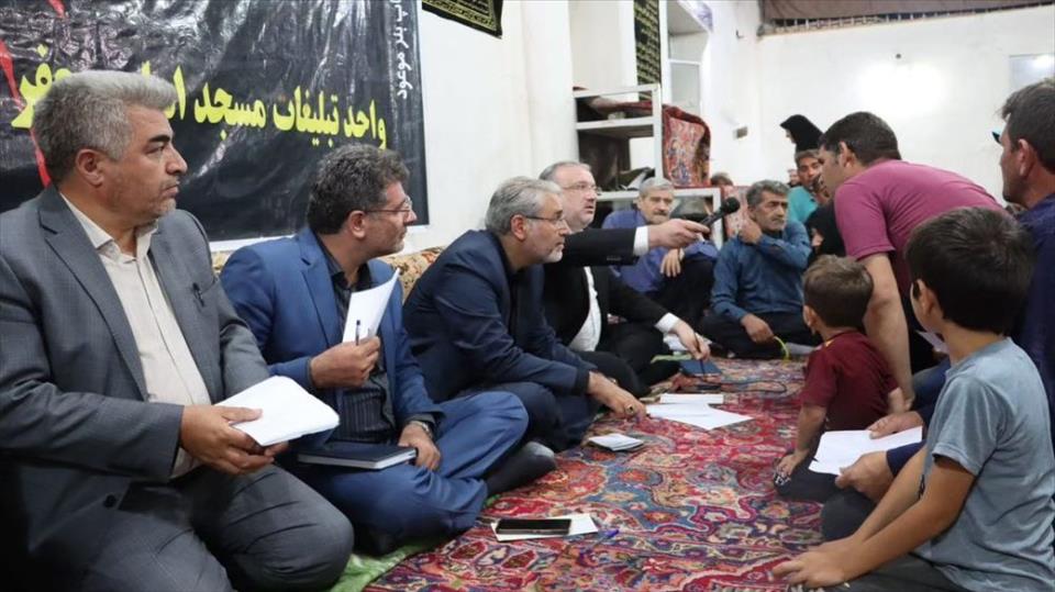 بررسی مشکلات محله پهرآباد مراغه با حضور مسئولان شهرستانی