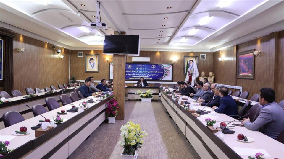 برگزاری نشست هم‌اندیشی دبیر رویداد روز مراغه با اصحاب رسانه